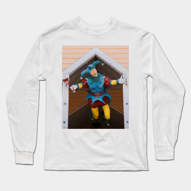 Key West Art - The Flying Jester © Long Sleeve T-Shirt by PrinceJohn